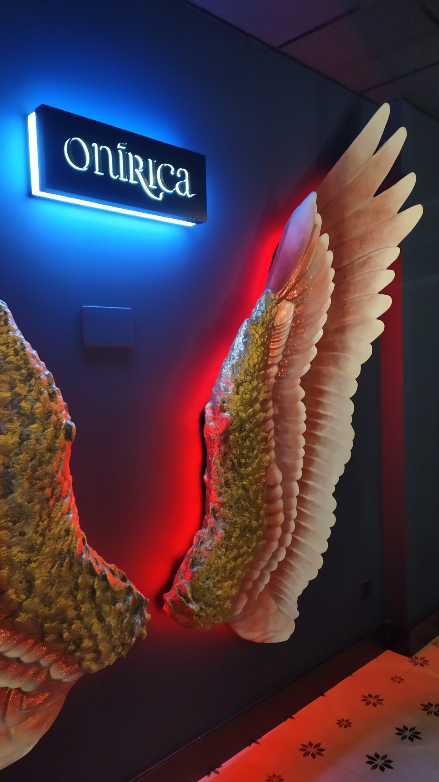 Alas entre el cielo y el infierno. Restaurante «Onírica»