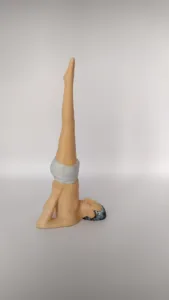 Figura de yoga.Sarvangasana.Resina de Poliuretano 16