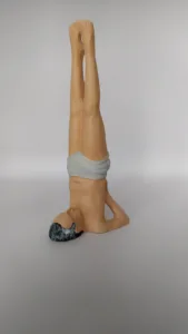 Figura de yoga.Sarvangasana.Resina de Poliuretano 16